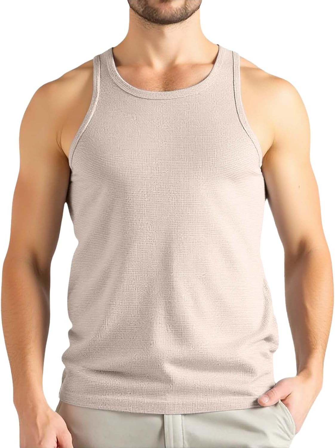 Men's Tank Tops Casual Sleeveless Shirts Comfortable Performance Undershirts for Gym and Everyday Wear Quality