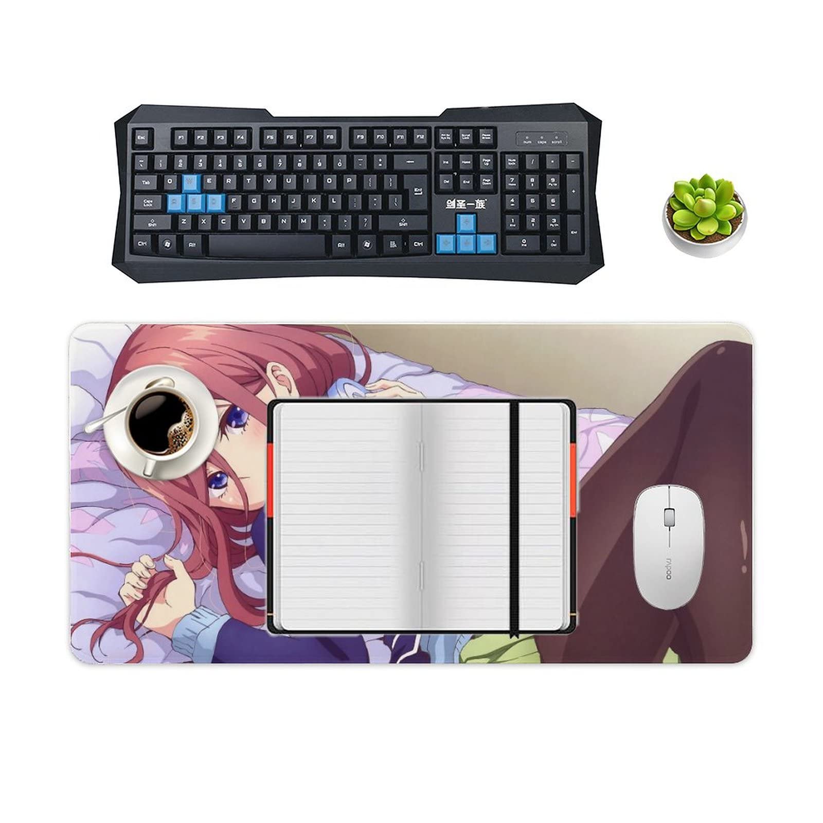 五等分の花嫁　プレイマット　デスクマット マウスパッド Amazon.co.jp: 五等分の花嫁 中野三玖 ゲーミングマウスパッド 大型