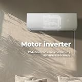 EVVO Climatiseur Split Clima WiFi Refroidissement et chauffage, connectivité WIFI, moteur Inverter, pompe à chaleur, classe A++/A+, déshumidificateur, réfrigérant R32 (9 000 BTU) - 4