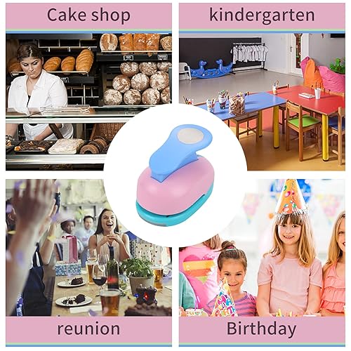 Miniatura 7 de TECH-P Juego de 3 perforadores circulares – Punzones redondos de 5/8 pulgadas, 1 pulgada y 1.5 pulgadas – Punches de EVA – Cortador de papel de