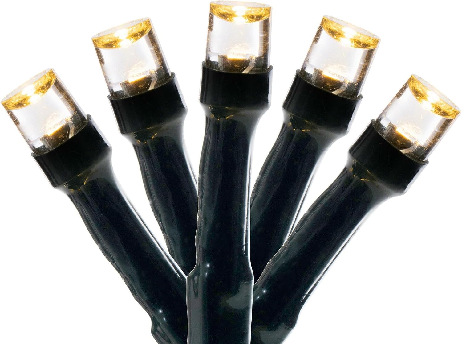 Vickerman 50 Warm White Wide Angle Single Mold End-Connecting Coaxial Non-Rectified LED Light Set
