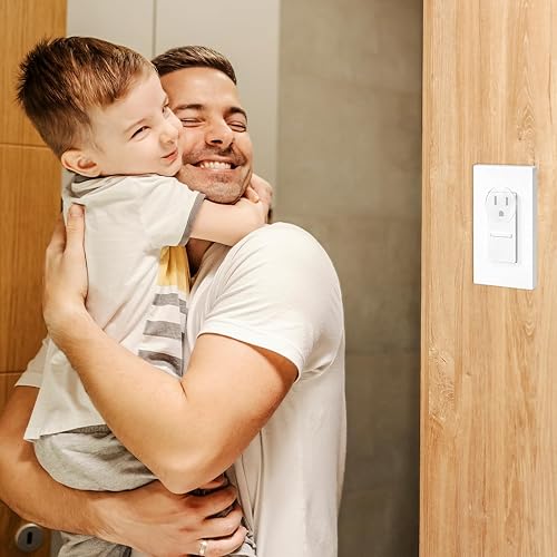 Miniatura 6 de 250 piezas de cubiertas de salida transparentes de seguridad para bebés, a prueba de granel, para enchufes eléctricos, enchufe fácil de instalar,