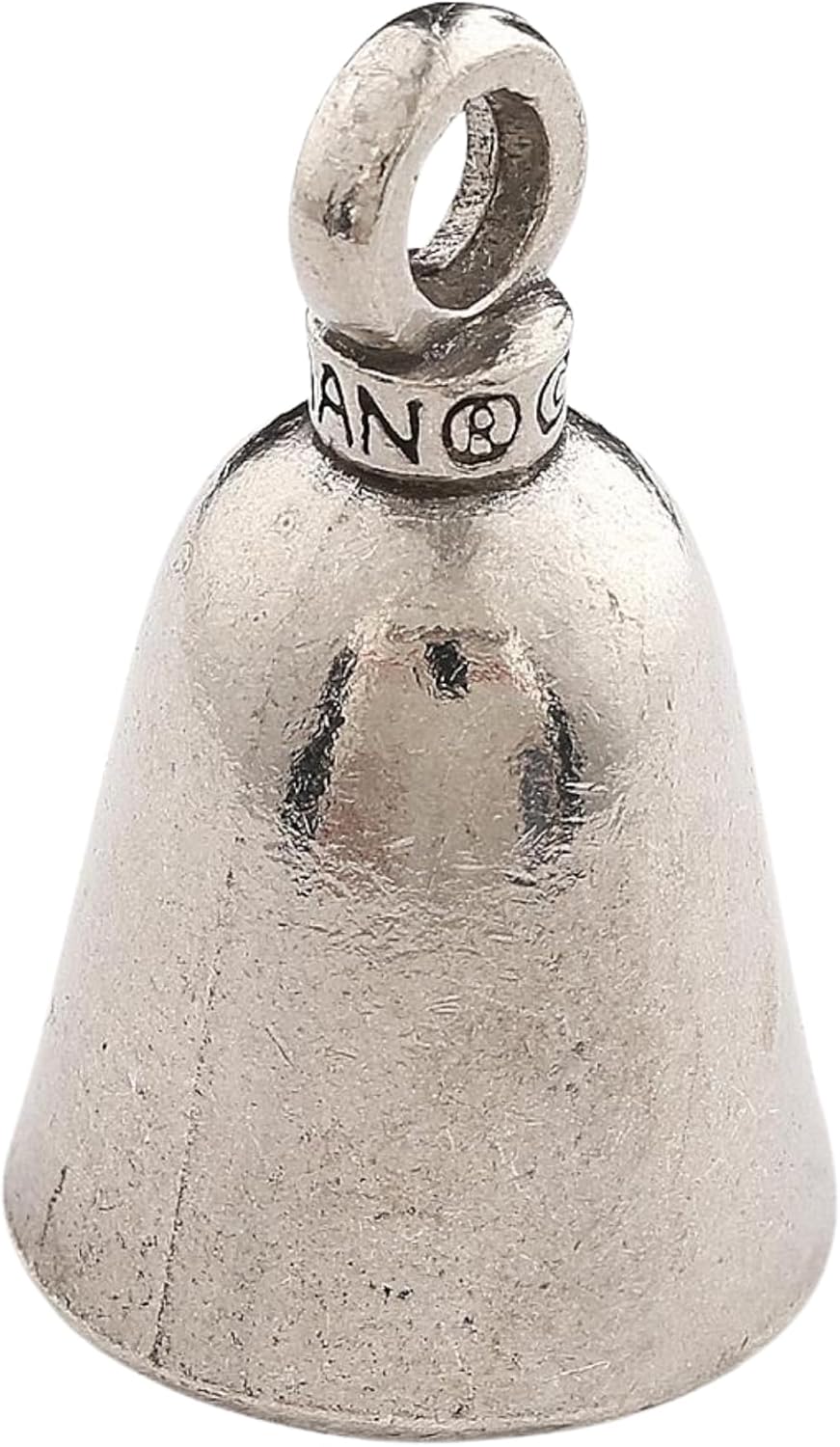 Guardian Bell Plain Good Luck Bell w/Keyring & Black Velvet Gift Bag | Motorcycle Bell | Lead-Free Pewter | Good Luck Gift to Friends & Family | Bike Bell | Made in USA - Image 2