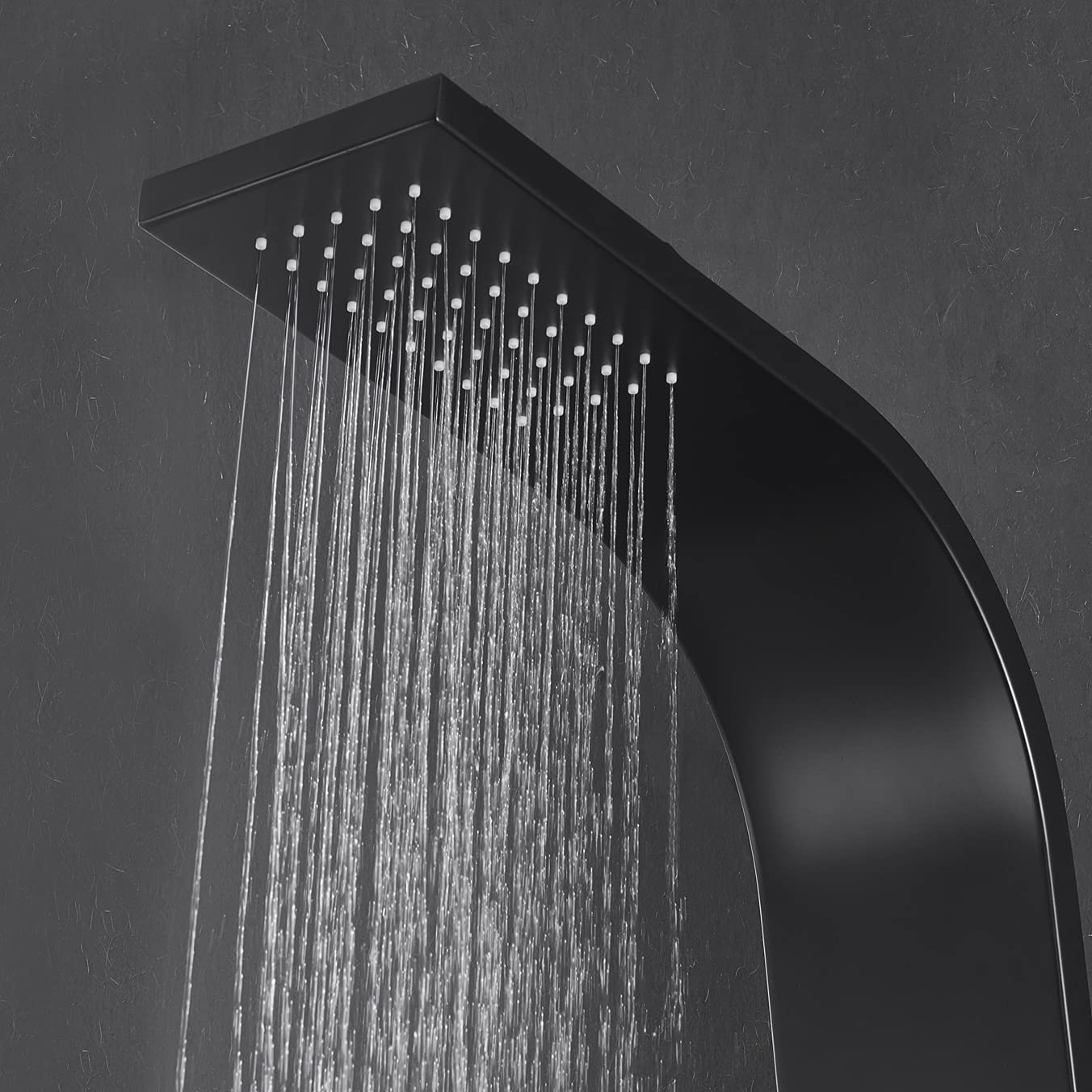 ANZZI Aura 2Jetted Shower Panel with Heavy Rain Shower & Spray Wand in