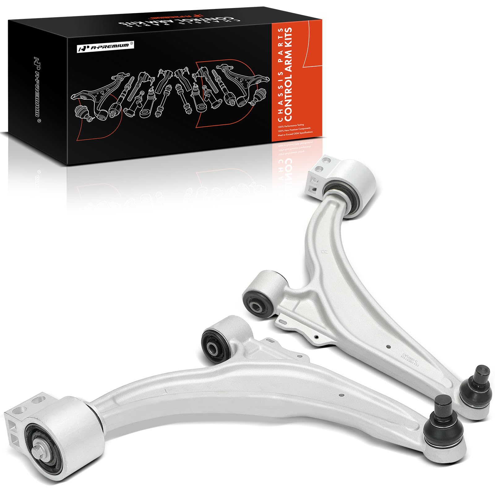 Front Lower Control Arm & Sway Bar Link Kit For 2011-2015 Buick Verano & Chevy Cruze