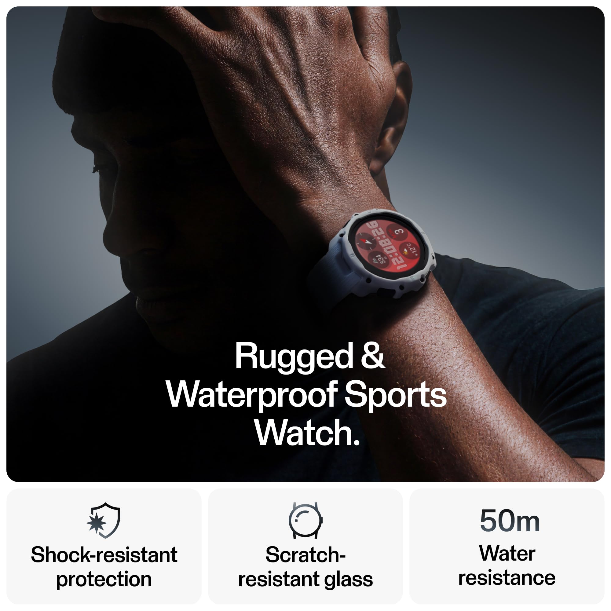 Polar Street X - Orologio sportivo da corsa GPS - Robusto impermeabile - 170+ profili sportivi - Batteria 10 giorni - Display AMOLED - Cardiofrequenzimetro da polso - Torcia integrata