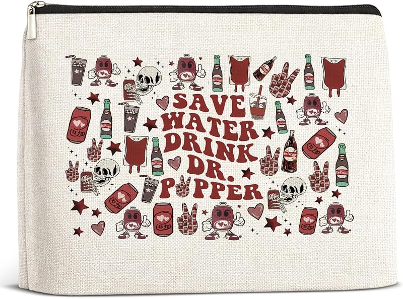 Necessaire de maquiagem SOFEGY com estampa Soda, modelo SOFEGY 1526