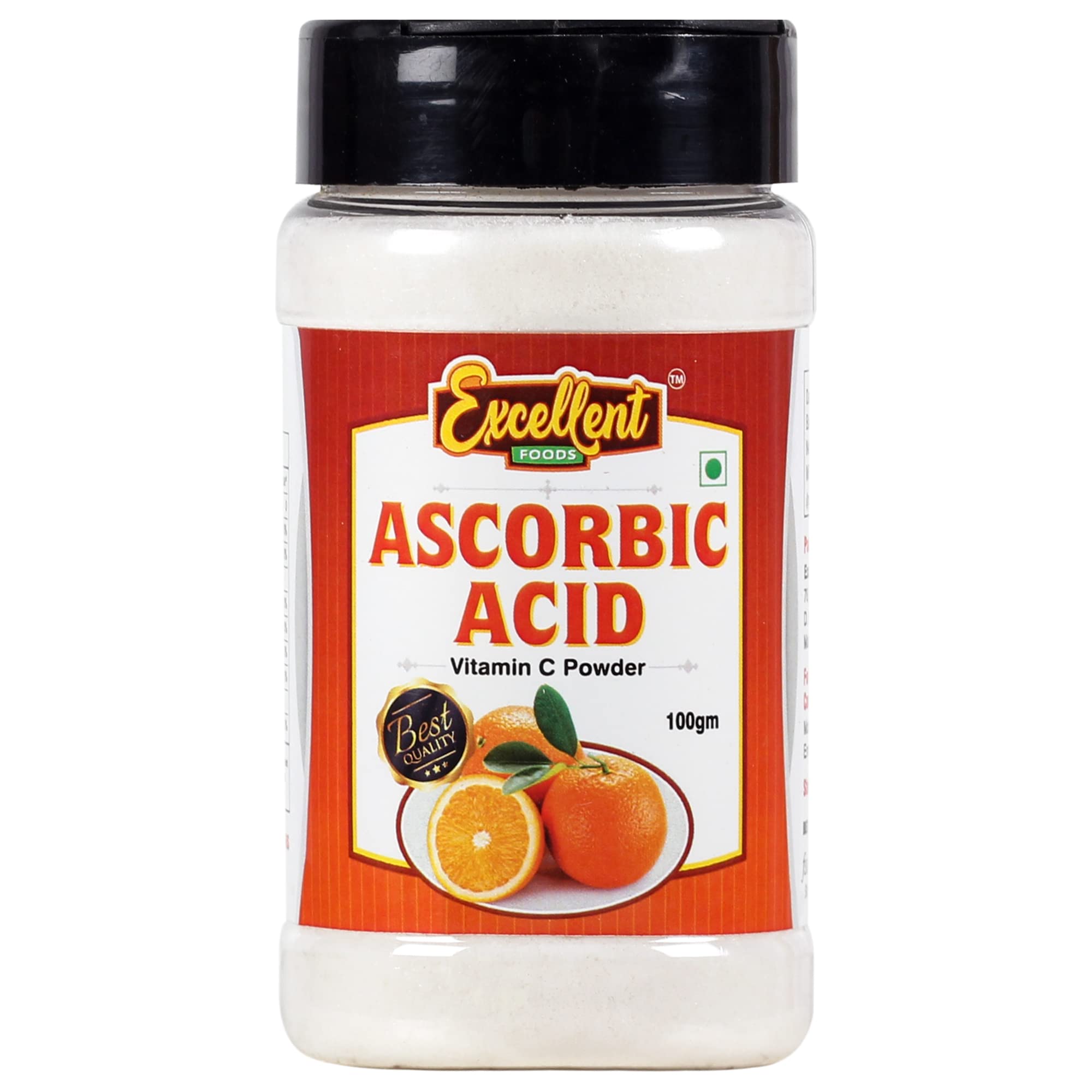 EXCELLENT FOODS - Ascorbic Acid Vitamin C Powder 500g