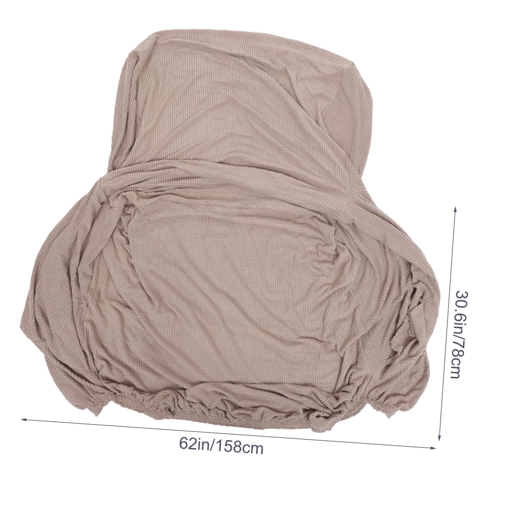 Happyyami Recliner Slipcover Stretch Polyester Cover for Recliner Chair and Easy to Clean Soft Protector for Living Single Seat Design