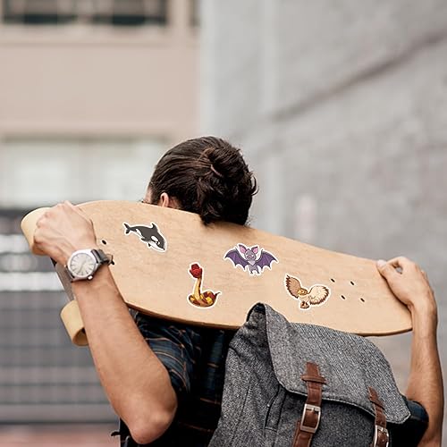 Miniatura 5 de 50 calcomanías de calabaza de Halloween para decoración de vinilo, impermeables, calcomanías de calabaza para laptop, botellas de agua, sobres,