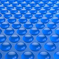 BigXwell Cobertura Solar para Piscina, Aquecedores de Piscina Azuis de 16 Mil 6 X 12 Pés Quadrados para Piscinas Acima do Solo e No Solo, Cobertura de Aquecedor de Piscina Isolante Resistente Série 16