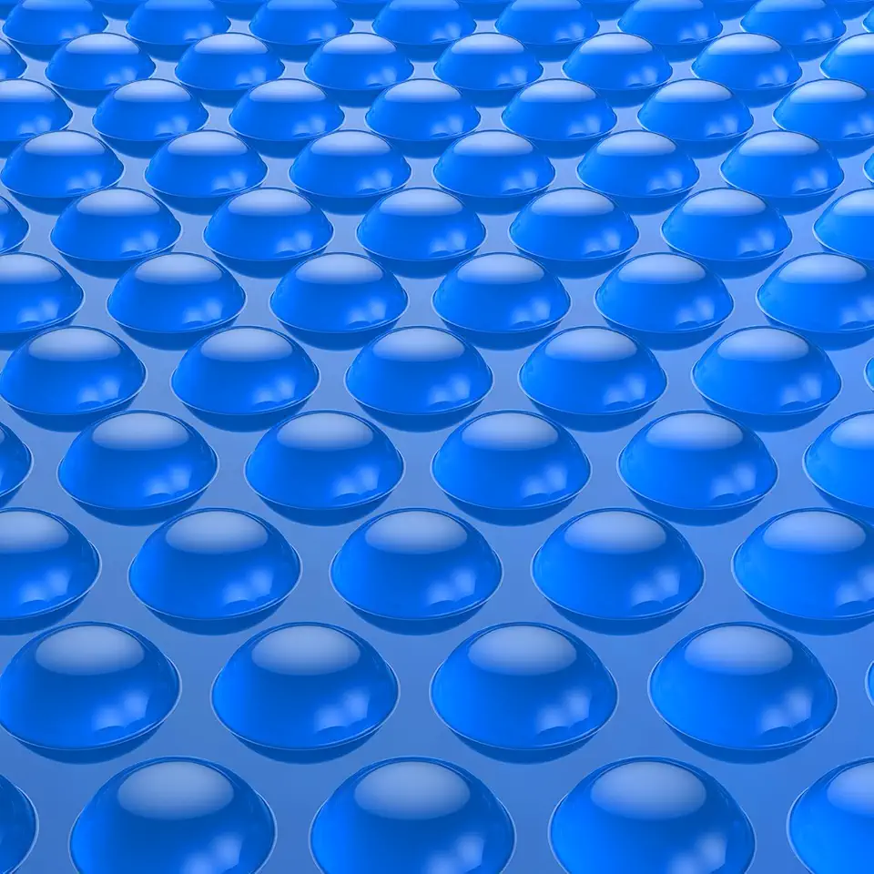 BigXwell Cobertura Solar para Piscina, Aquecedores de Piscina Azuis de 16 Mil 6 X 12 Pés Quadrados para Piscinas Acima do Solo e No Solo, Cobertura de Aquecedor de Piscina Isolante Resistente Série 16