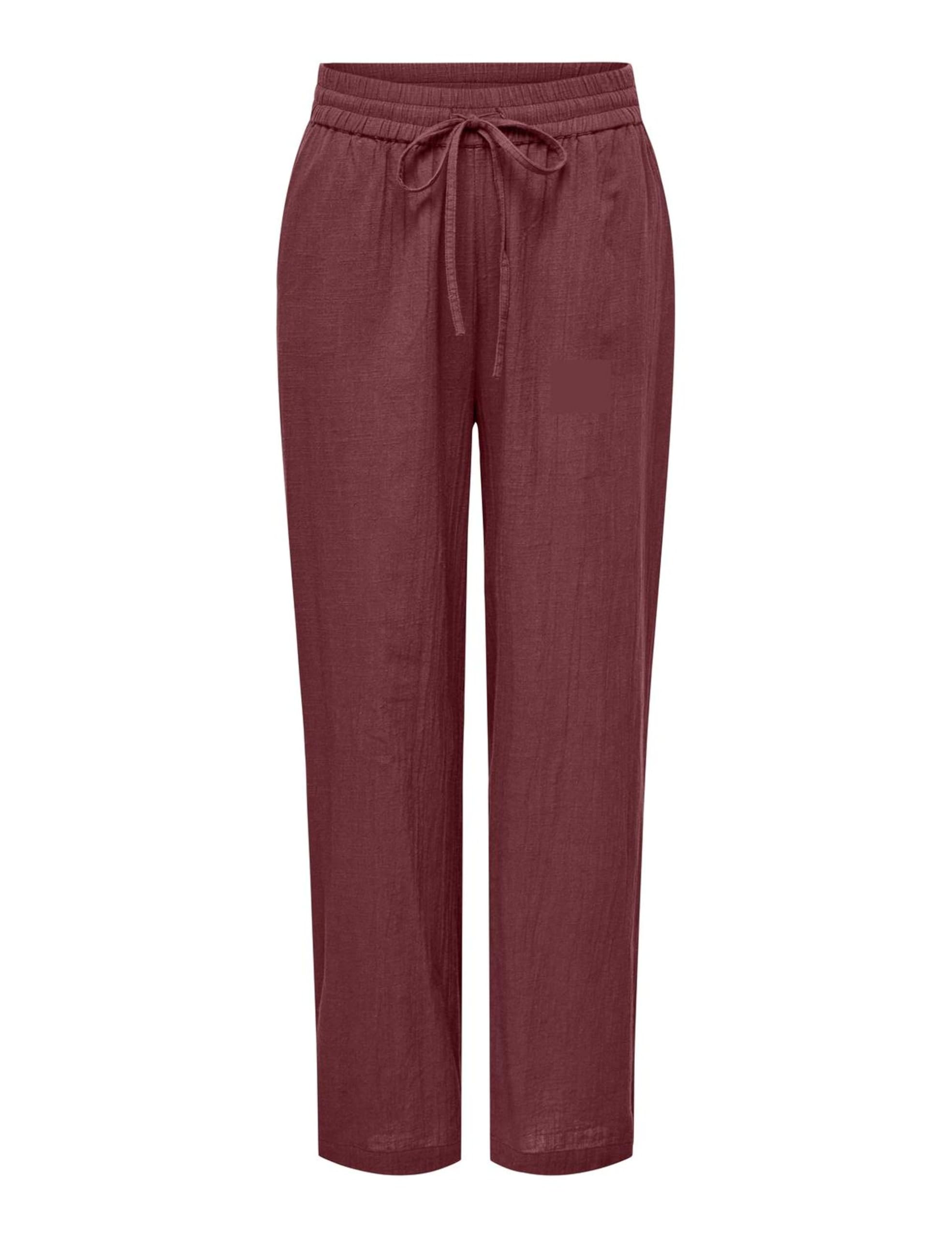 Only Women's Rouge Wide Cotton Trousers For Tizana