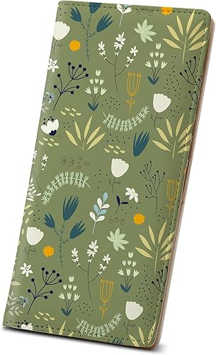 Miniatura 28 de Billetera para mujer, billetera RFID para mujer, delgada y delgada para tarjetas de crédito, cartera organizadora de piel sintética, bonita cartera