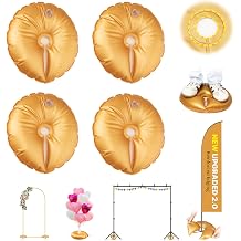 New 4 Pcs Balloon Arch Weights for Backdrop Stand - 50kg Pressure-Rated Weights for Arch Stand, 5-Layer Thickened Openable Water Weight Bag for Wedding Birthday Party Christmas New Year Each 10 Lbs