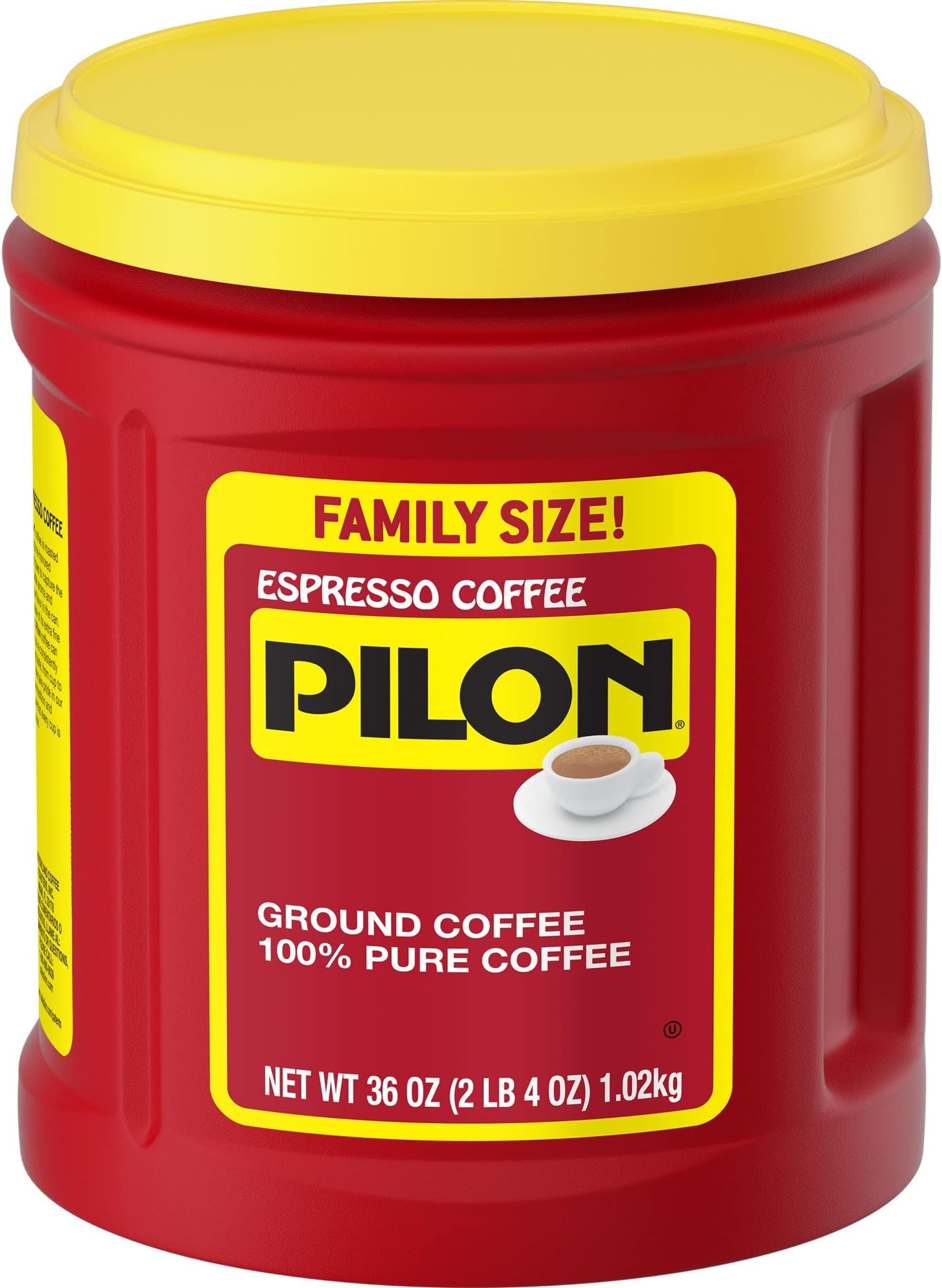 (4 Pack) Café Pilon Espresso Coffee, 36-Ounce Can