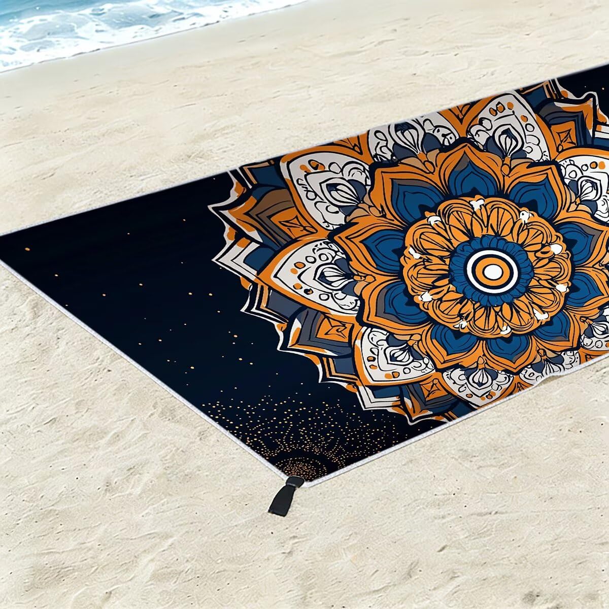 Ręcznik plażowy XXL, 100 x 200 cm, zestaw 2 szt., ręcznik do sauny, ręcznik z mikrofibry, szybkoschnący, sportowy ręcznik do studia fitness, lekki ręcznik kąpielowy, duży ręcznik kąpielowy, bez piasku