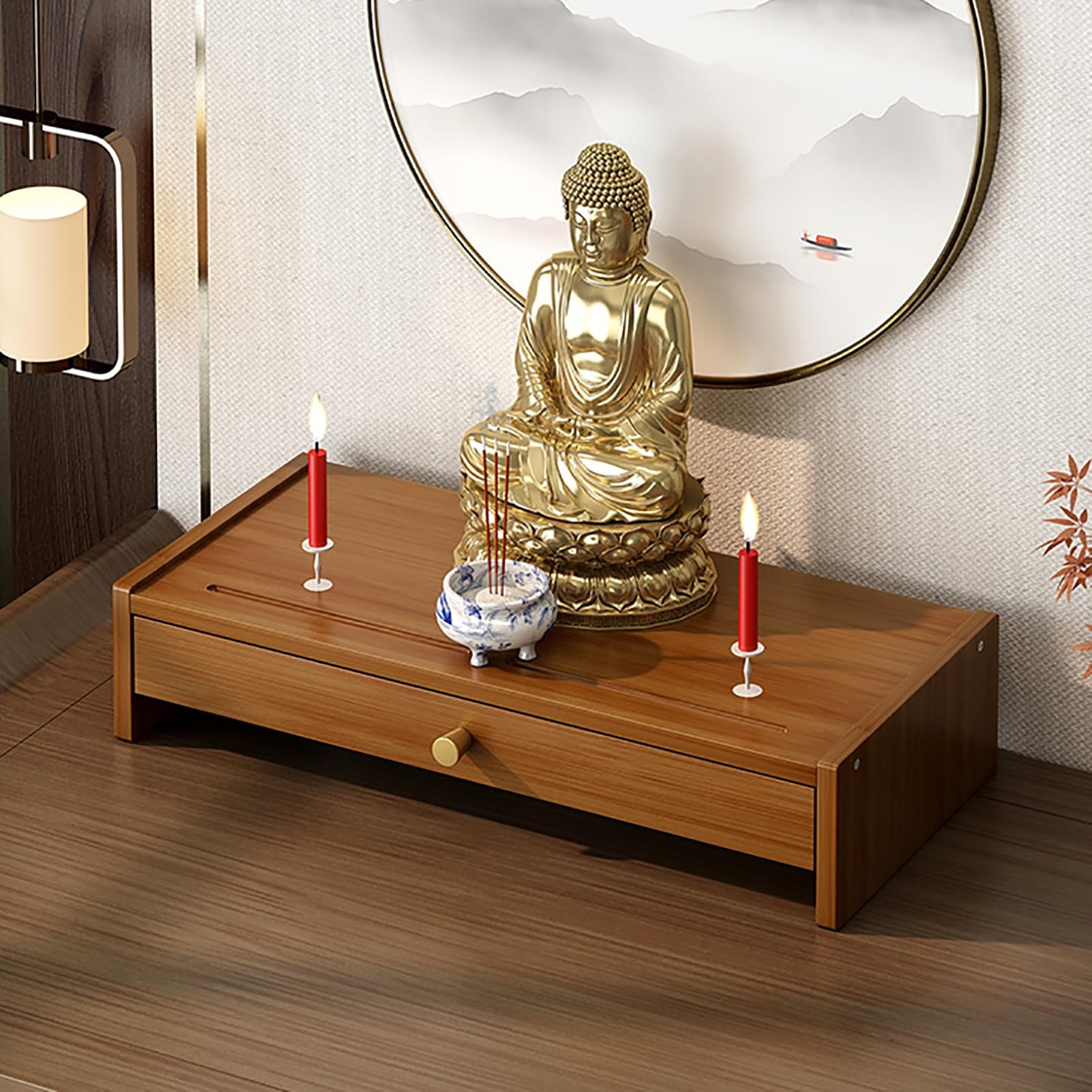 Mesa de altar de meditación: soluciona la falta de espacio para tus herramientas rituales