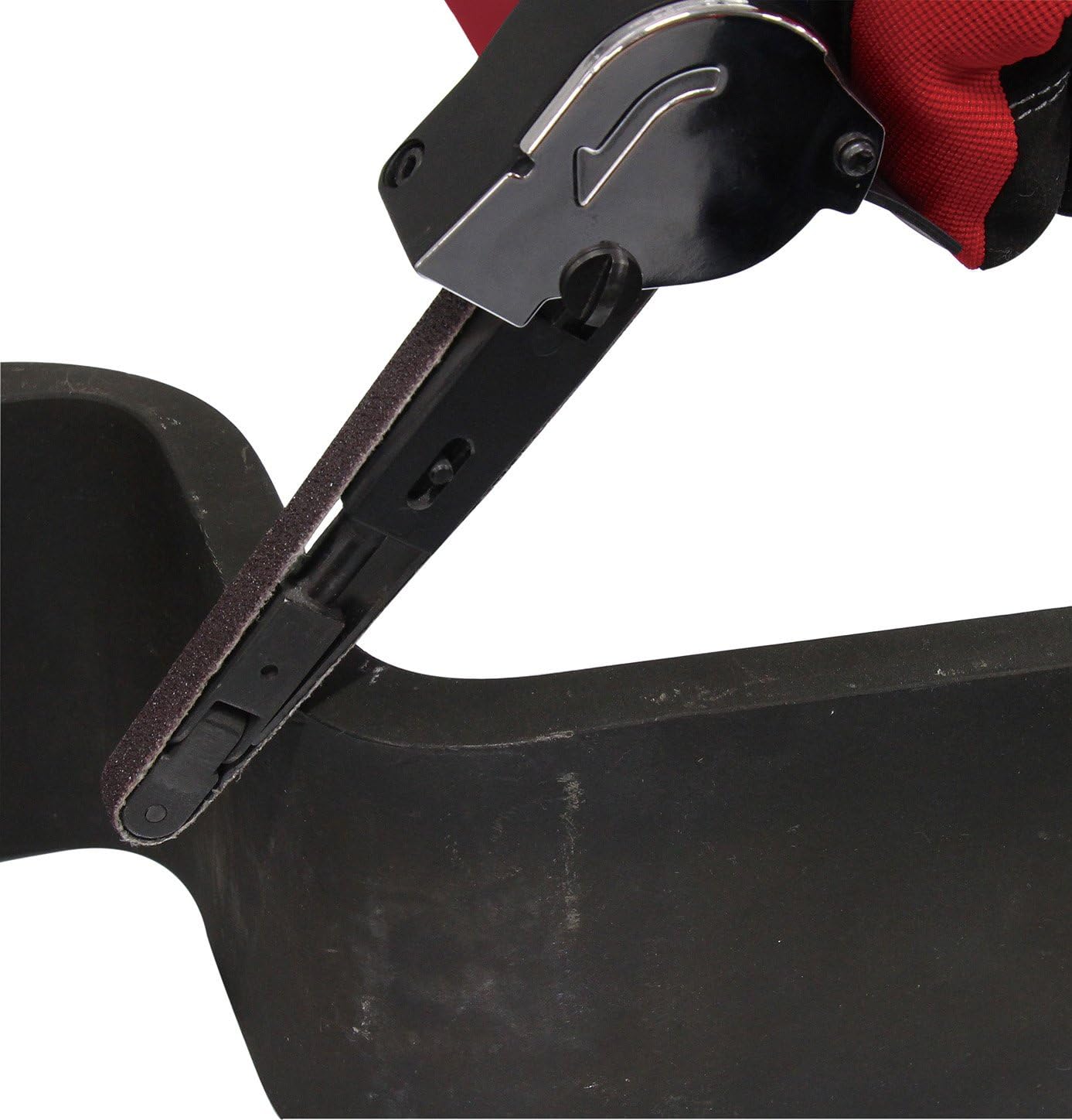 Tone Air Belt Sander, ABS10, Red, Belt Width 0.4 inches (10 mm)