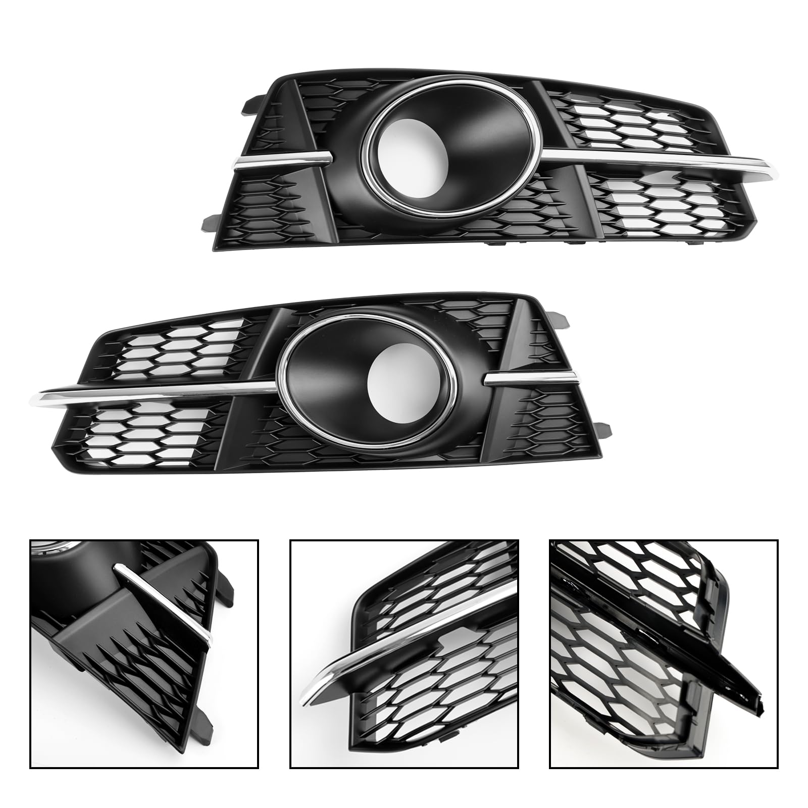 Fog Light Front Bumper Lower Grill 4G0807682AG Adatto per Audi A6 4G C7 A6l 2016-18 (No Logo)