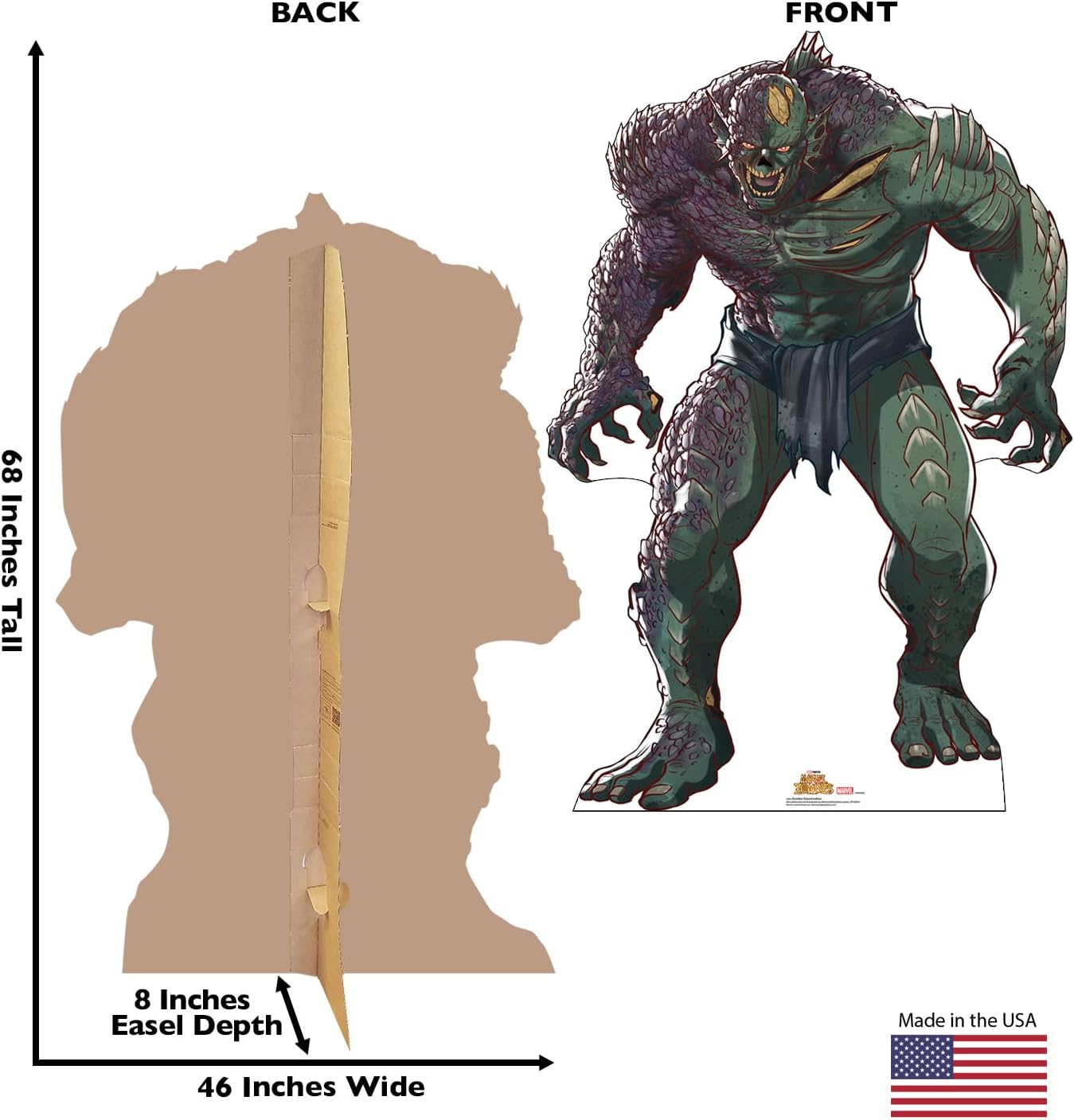 Cardboard People Zombie Abomination Life Size Cardboard Cutout Standup - Marvel Zombies (Animated TV Miniseries)