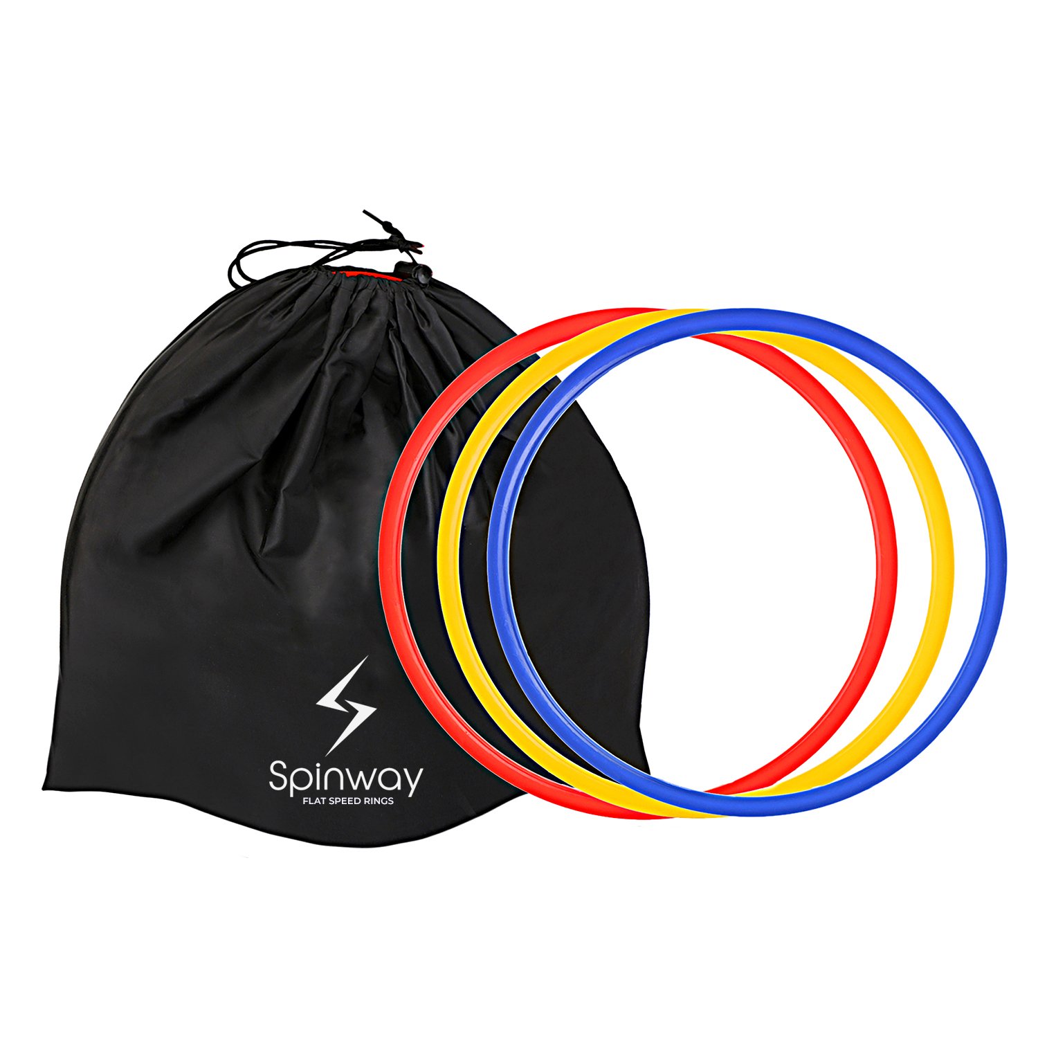 Buy Spinway® Flat Drills Training Speed Rings Set of 12 (4 of each colour) Suitable for training