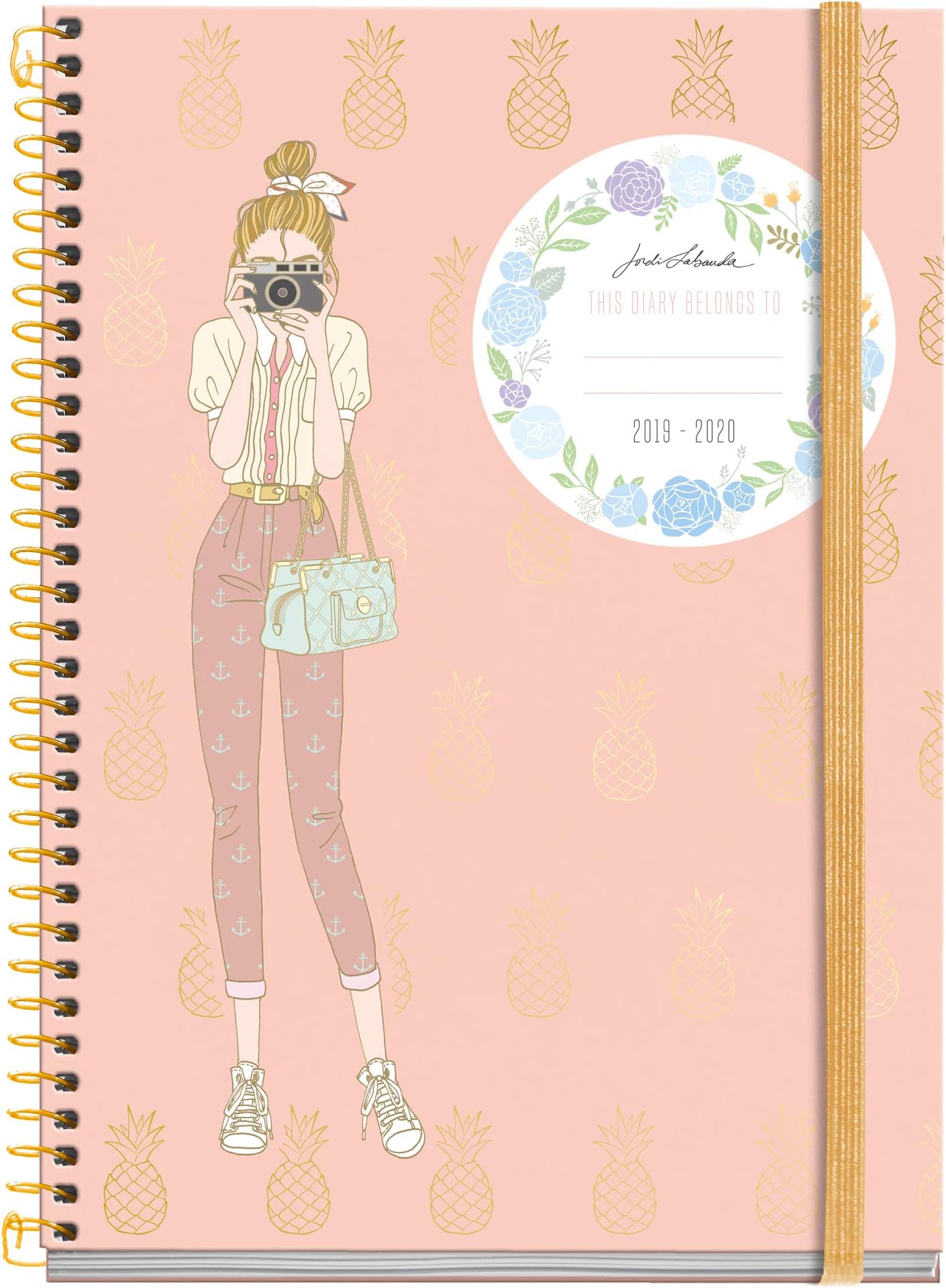 Jordi Labanda School Agenda with Spiral 19/20 Day Page Smile Spanish 117 x 182 mm