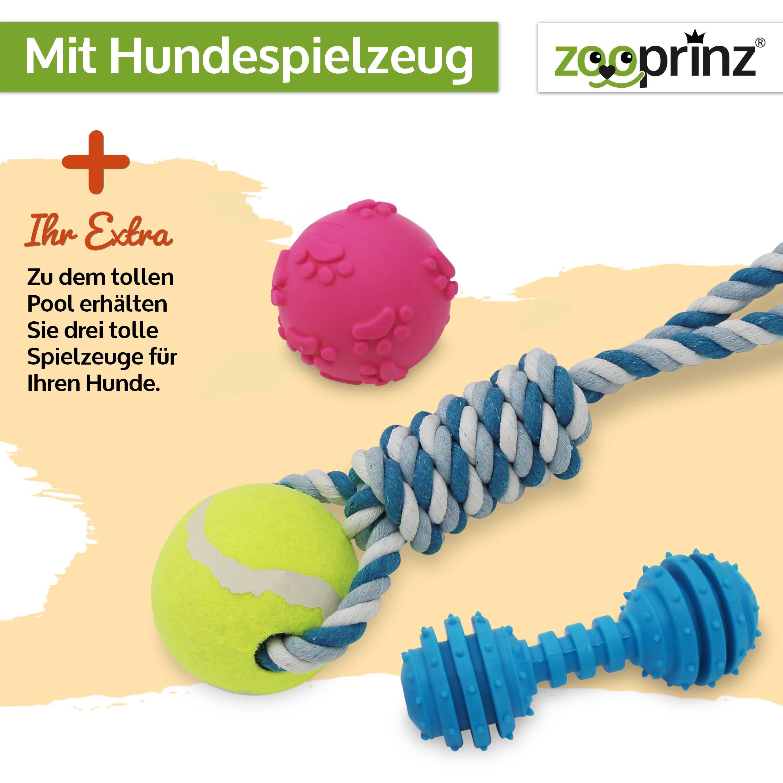 zooprinz Faltbarer Pool 120x30 cm Hundepool stabil rutschfest Planschbecken Hund Kind
