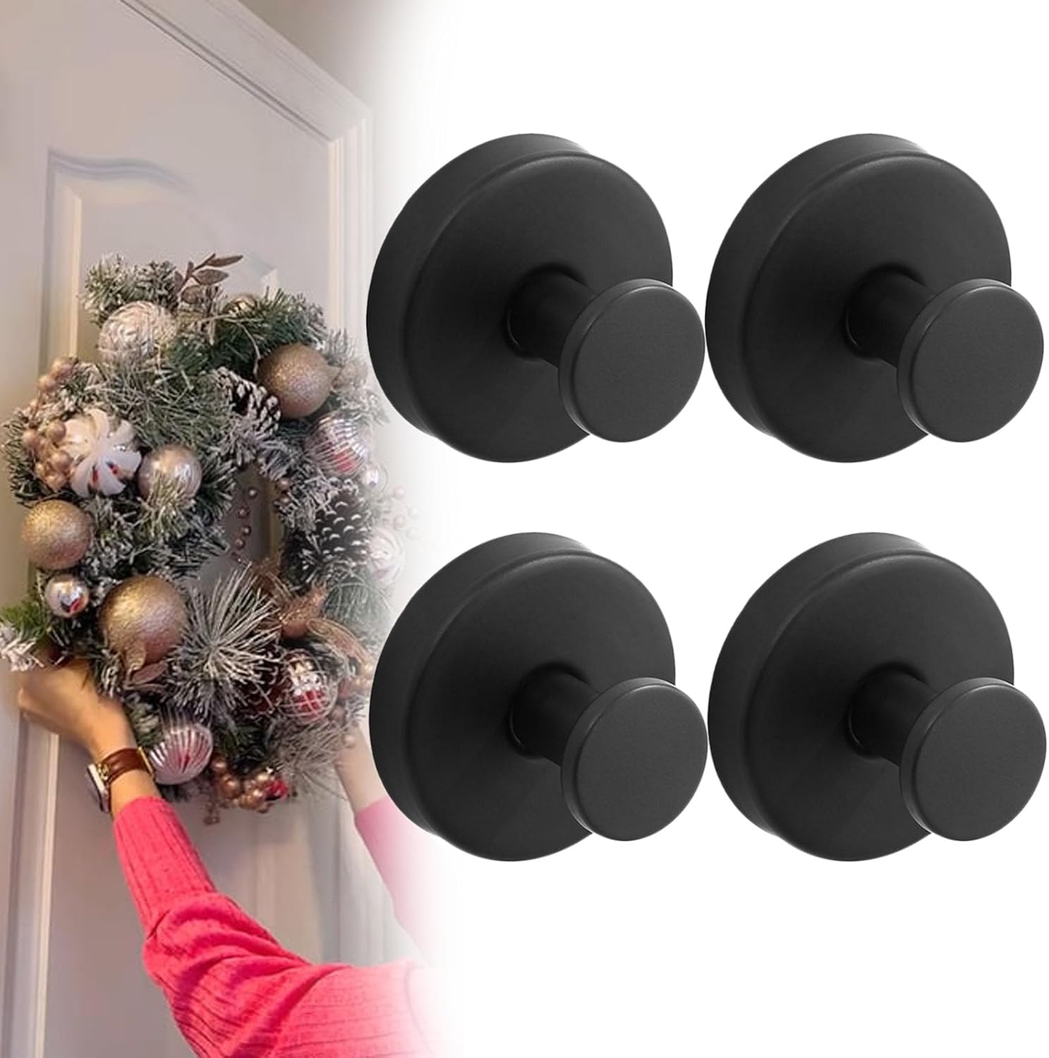 Suction Cup Hooks for Glass Window, Suction Cup Wreath