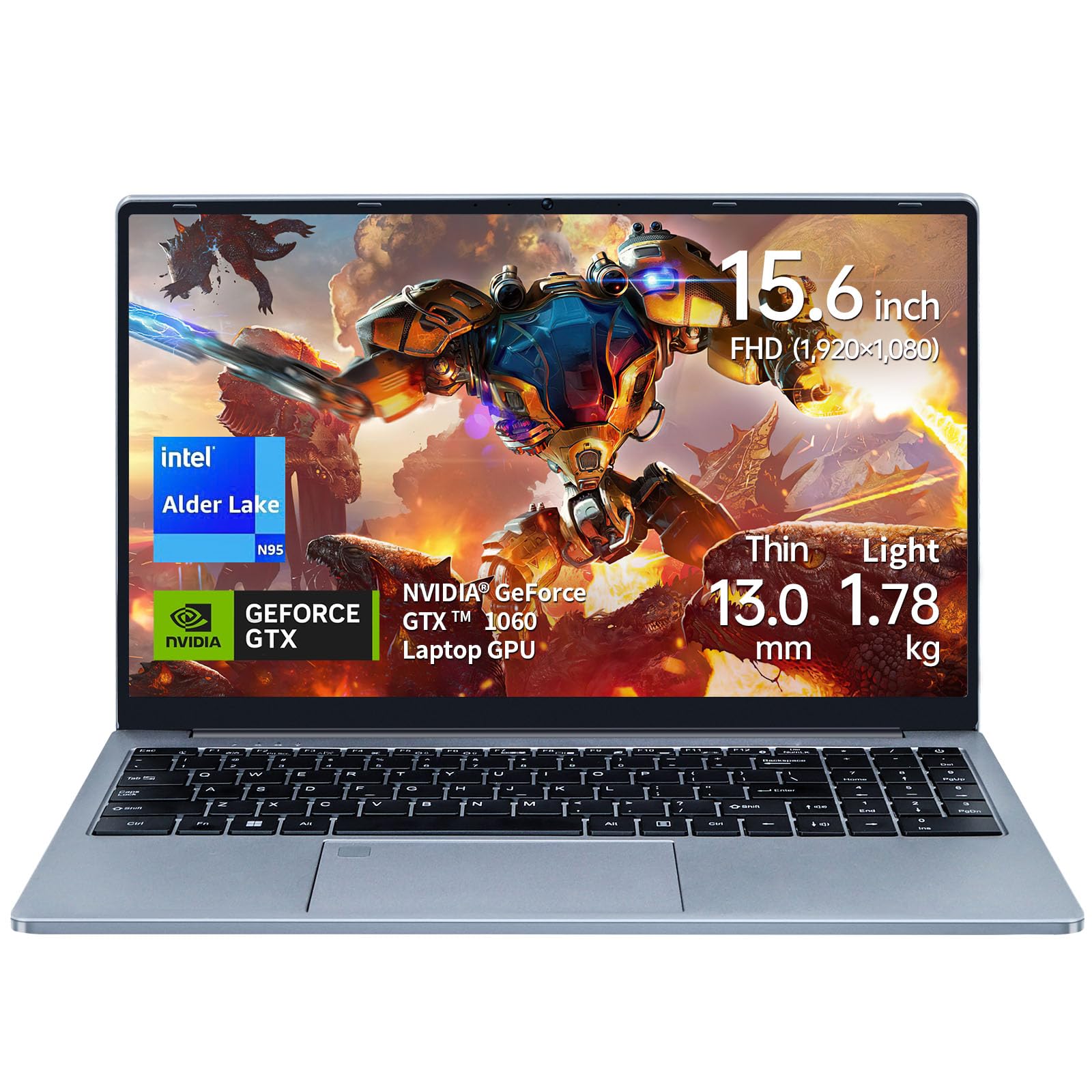 Amazon.com: BINHENGLON 15.6 inch Narrow Border Laptop, Celeron N95