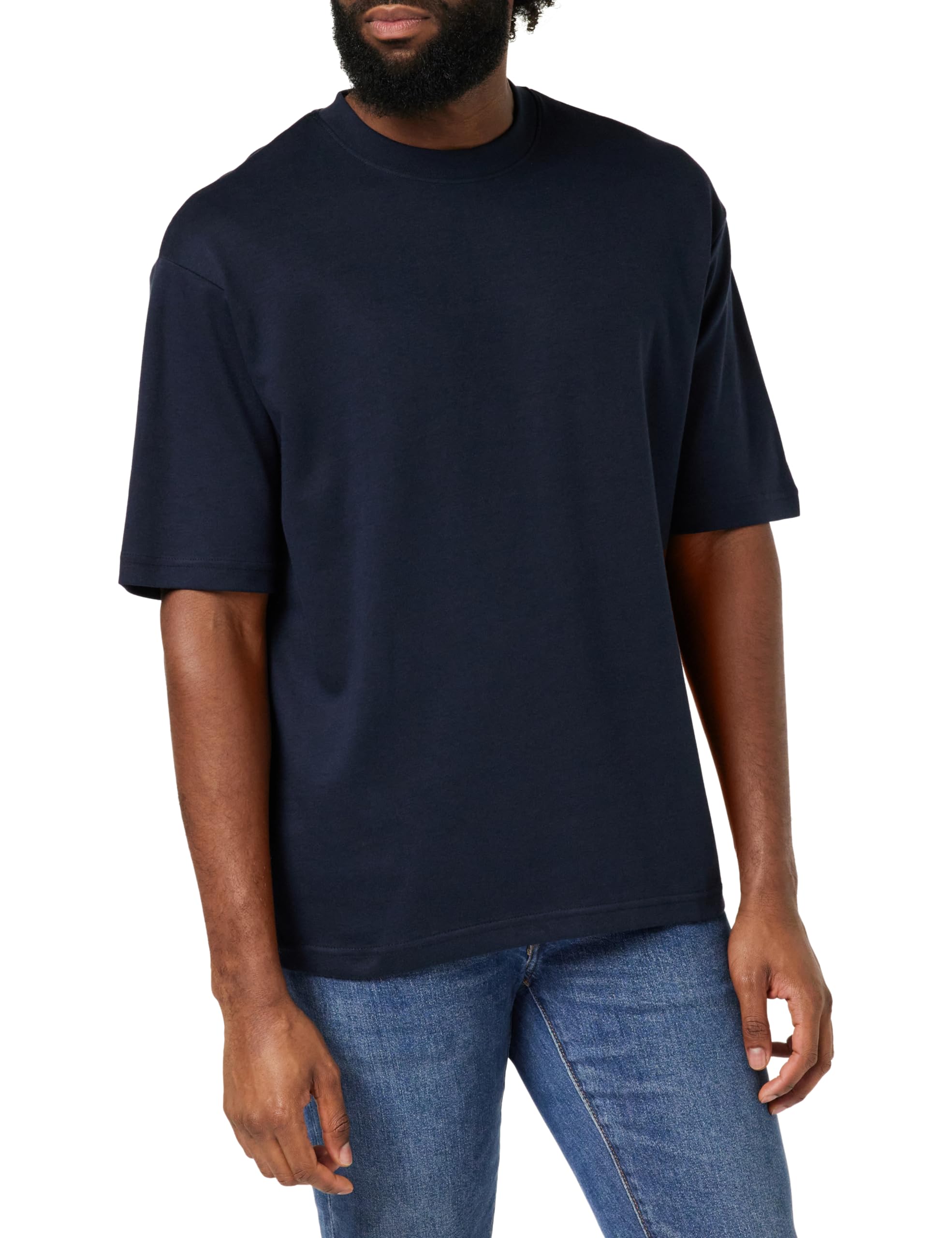 SELECTED HOMME Mens Slhlooseoscar O-Neck Tee Noos T-Shirt, Sky Captain, M UK