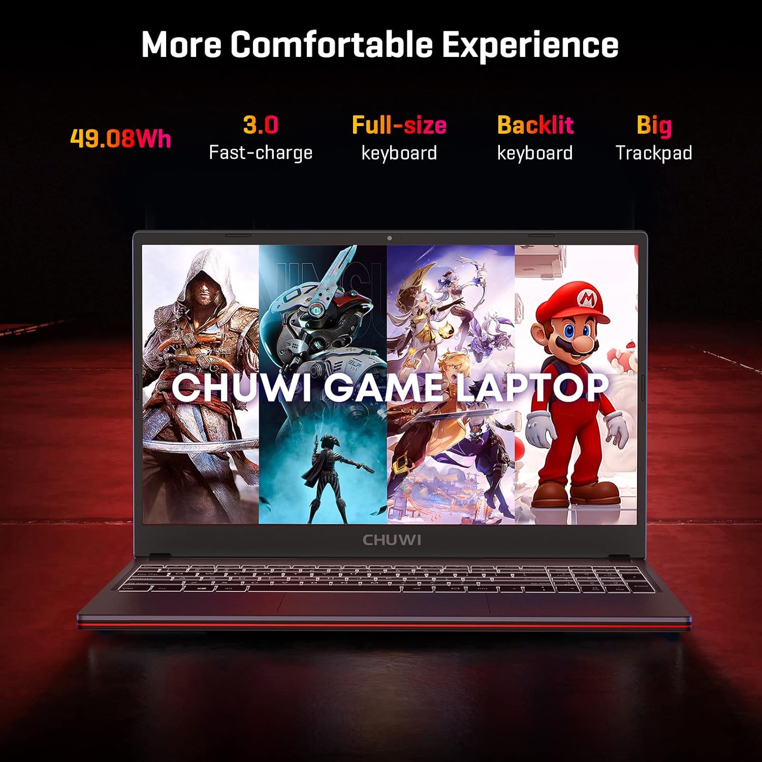 CHUWI Computer portatile CoreBook Xpro Laptop PC da 15,6 pollici Windows 11 OS (Intel i3-1215U fino a 4,4 Ghz) 512 GB ROM 8 GB RAM 1920 x 1080P, WiFi6, Type-A CHUWI Computer portatile CoreBook Xpro Laptop PC da 15,6 pollici Windows 11 OS (Intel i3-1215U fino a 4,4 Ghz) 512 GB ROM 8 GB RAM 1920 x 1080P, WiFi6, Type-A