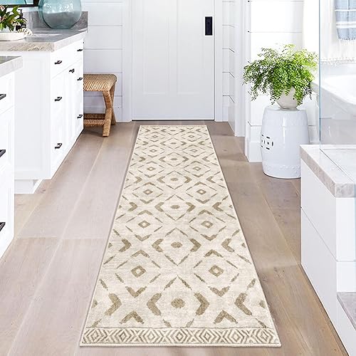 Miniatura 7 de KILOCOCO Alfombra de pasillo lavable para pasillos, alfombra de pasillo antideslizante, envejecida, alfombra de pasillo para lavandería, alfombra de