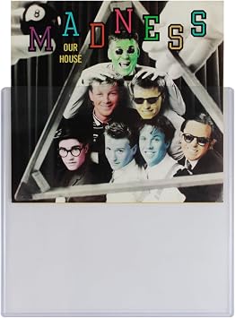 Square Deal Recordings & Supplies (5) 7 Vinyl Record Topload Holders - High Impact Rigid PVC - #07TL