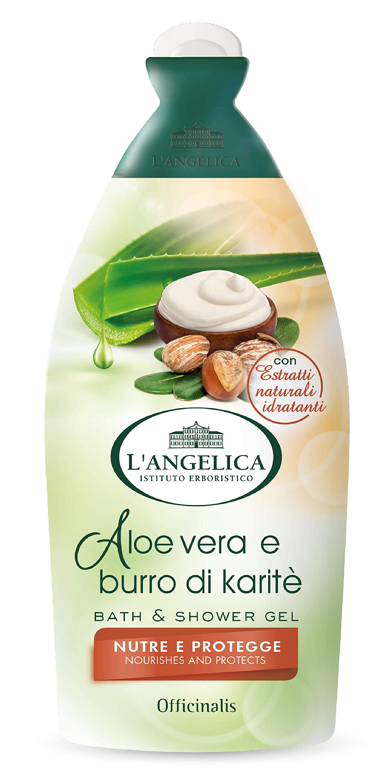 L'Angelica Duschgel Aloe und Sheabutter - 12 Stück