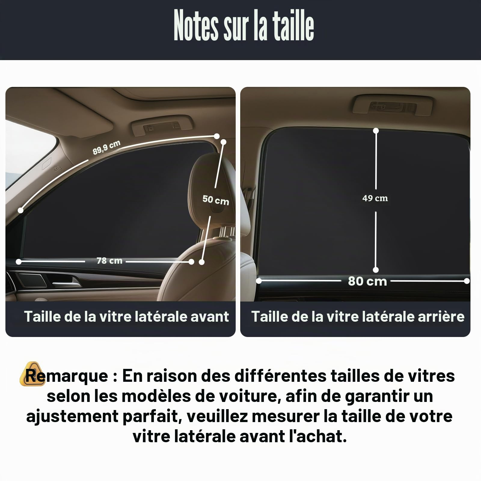 XCBYT Rideaux Voiture Magnétique 4 Pièces, Pare Soleil Voiture Bébé, Pare Soleil Occultant Latérale Protection UV, Protection Vie Privée