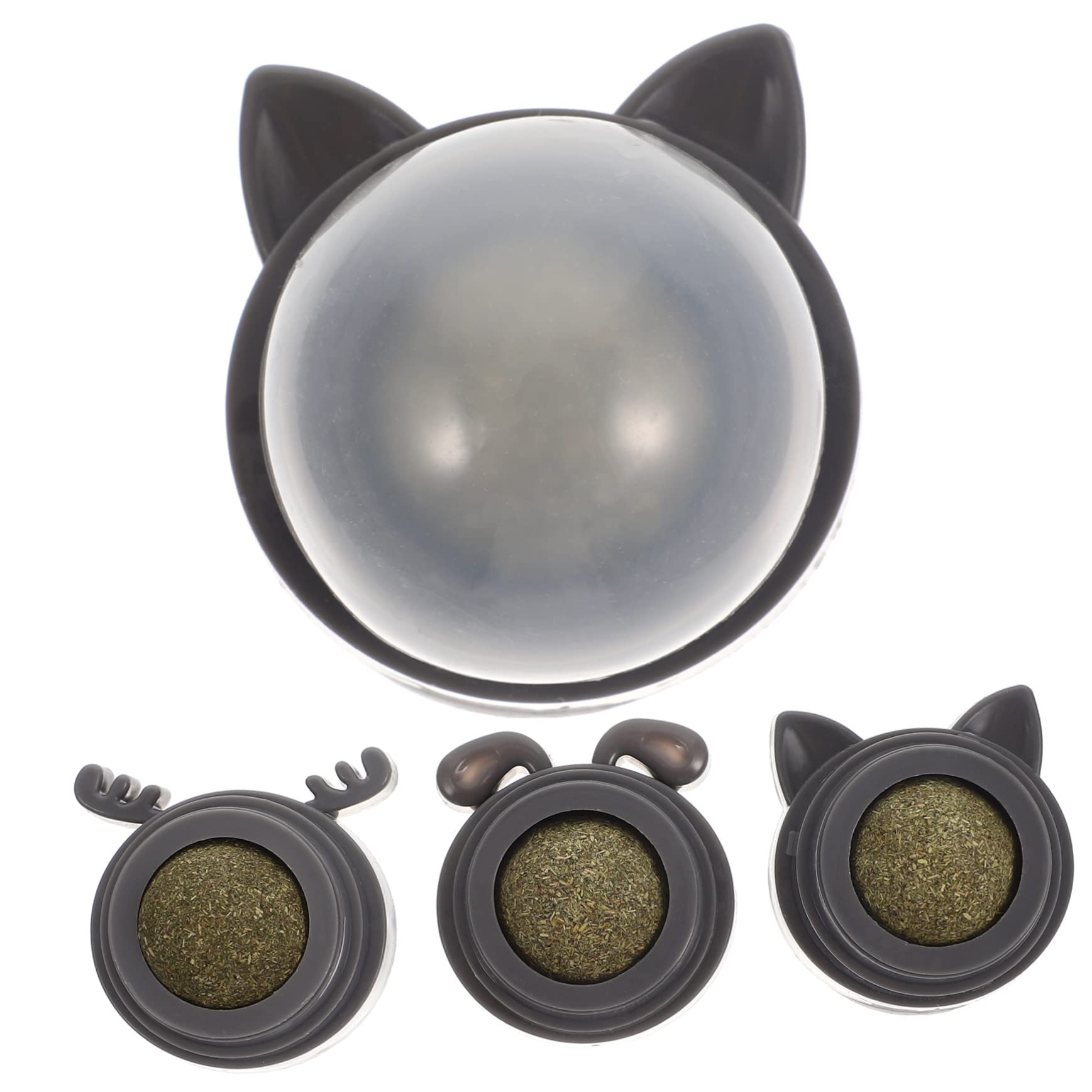 SUPVOX 4 Set Di Giocattoli Per Gatti Girevoli Per Gatti Giocattolo Interattivo Leggero Sicuro Leccamento 3 Pezzi * 4