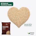 MITHILA FOODS 1 Kg Roasted White Sesame Seeds | Premium Safed Til | Nutty, gallery image