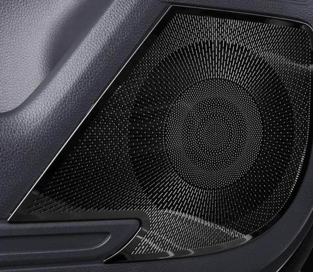 Black Titanium Car Inner 4 Door Speaker Horns Cover Trim Compatible for Honda CR-V CRV 2023-2024-2025-2026