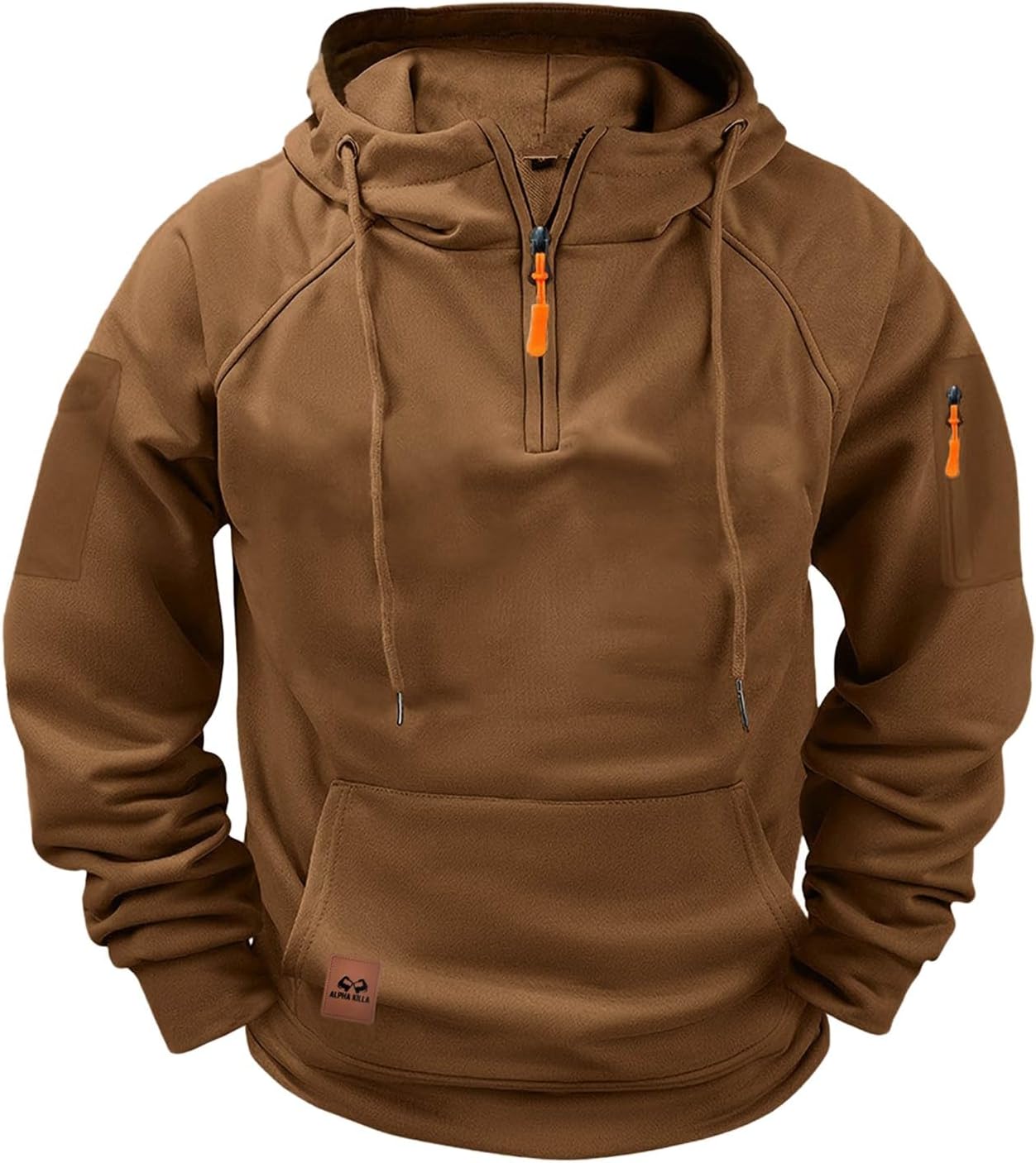 Cargo Hoodies For Men UK Tactical Sweatshirt Zip Up Hoodies Workout Gym Men Fashion Outdoor Work Hoodie Sweatshirts for men Black And Yellow Zip Up Hoodie Mens