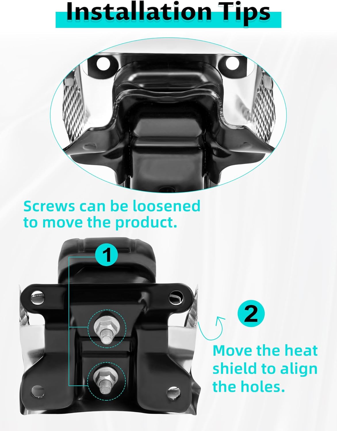 3PCS Engine Motor Mounts and Front Transmission Mount Kit Compatible with 2007-2013 Silverado Sierra 1500, Tahoe, Escalade, Replacement for A2638 A5365 A5365