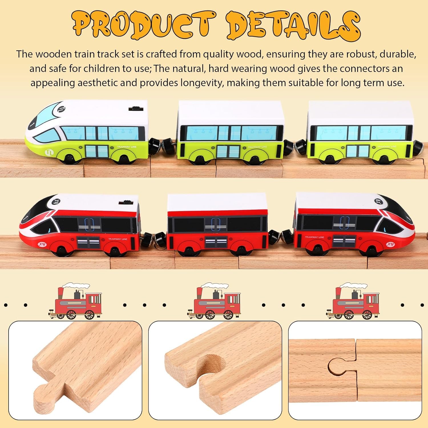 Juego de vías de tren HO rectas y conectores, accesorios para mesa, compatible con ferrocarril