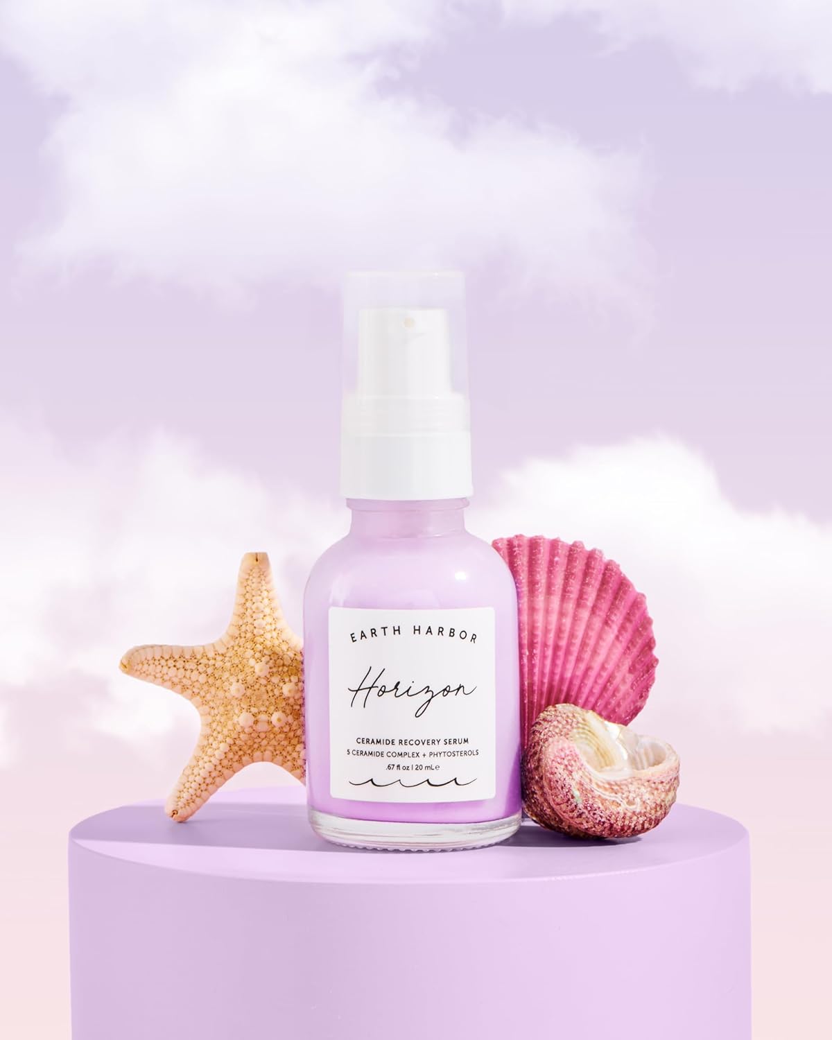 Earth Harbor | HORIZON Ceramide Recovery Serum - Skin Barrier + Hydration | Phytosterols + Blue Lotus + Beta Glucan | 20 ml