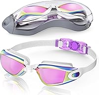 Vista 31 de Aegend Gafas de natación, gafas de natación sin fugas, protección completa para adultos, hombres, mujeres y jóvenes