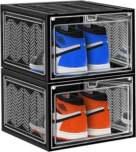 Cajas de zapatos para zapatos, organizador de zapatos para armario, cajas de almacenamiento de zapatos, cajas transparentes para zapatos, cajas de