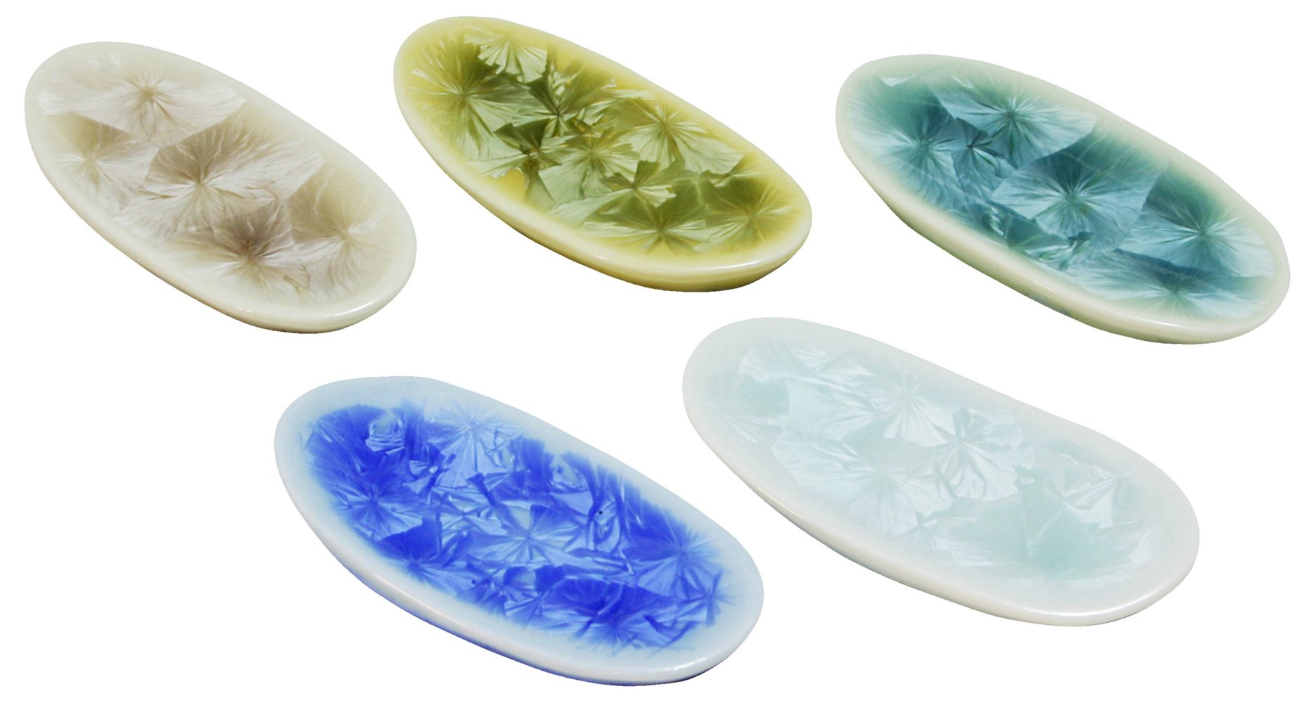 Amazon｜京焼 清水焼 陶あん 箸置 5個セット 花結晶 KTA742｜箸置き