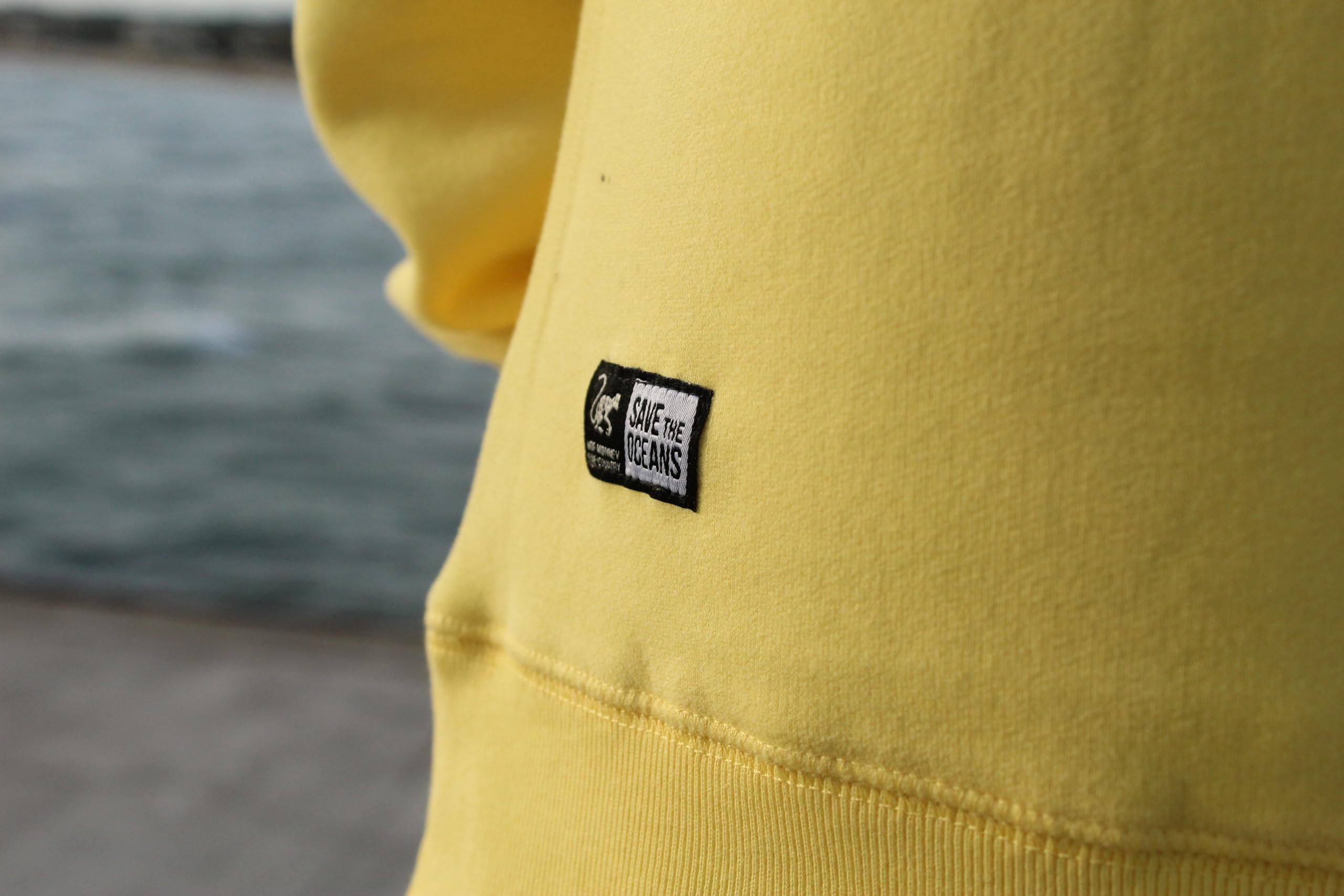 Surf Monkey Felpa con scollo rotondo patch