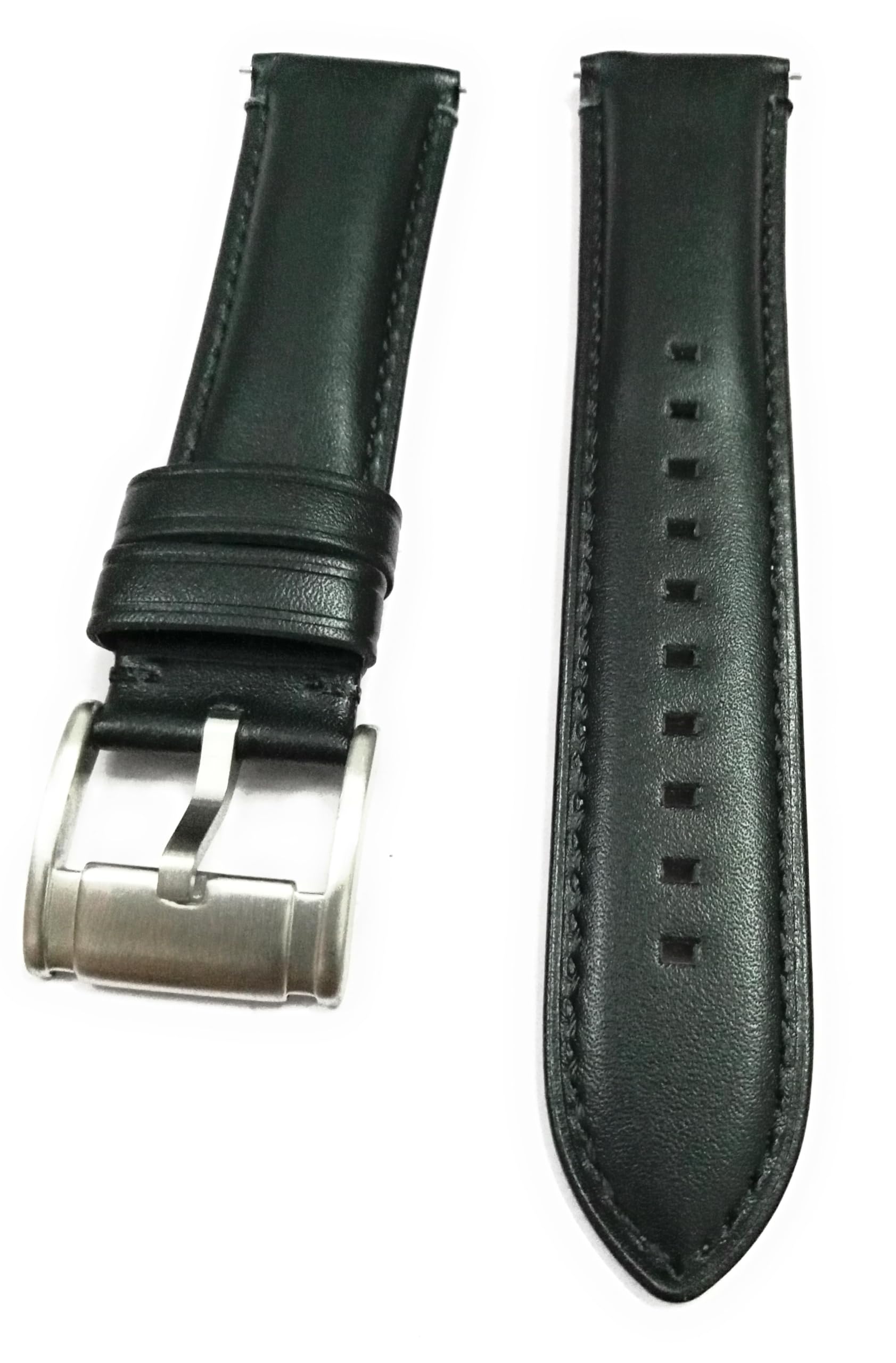 22mm Leather Strap Compatible with Fossil Watches Only. Quick Release Pins available,Long Life And Anti allergic Black Colour Strap (B0D8FPYD8P) Amazon Price History, Amazon Price Tracker
