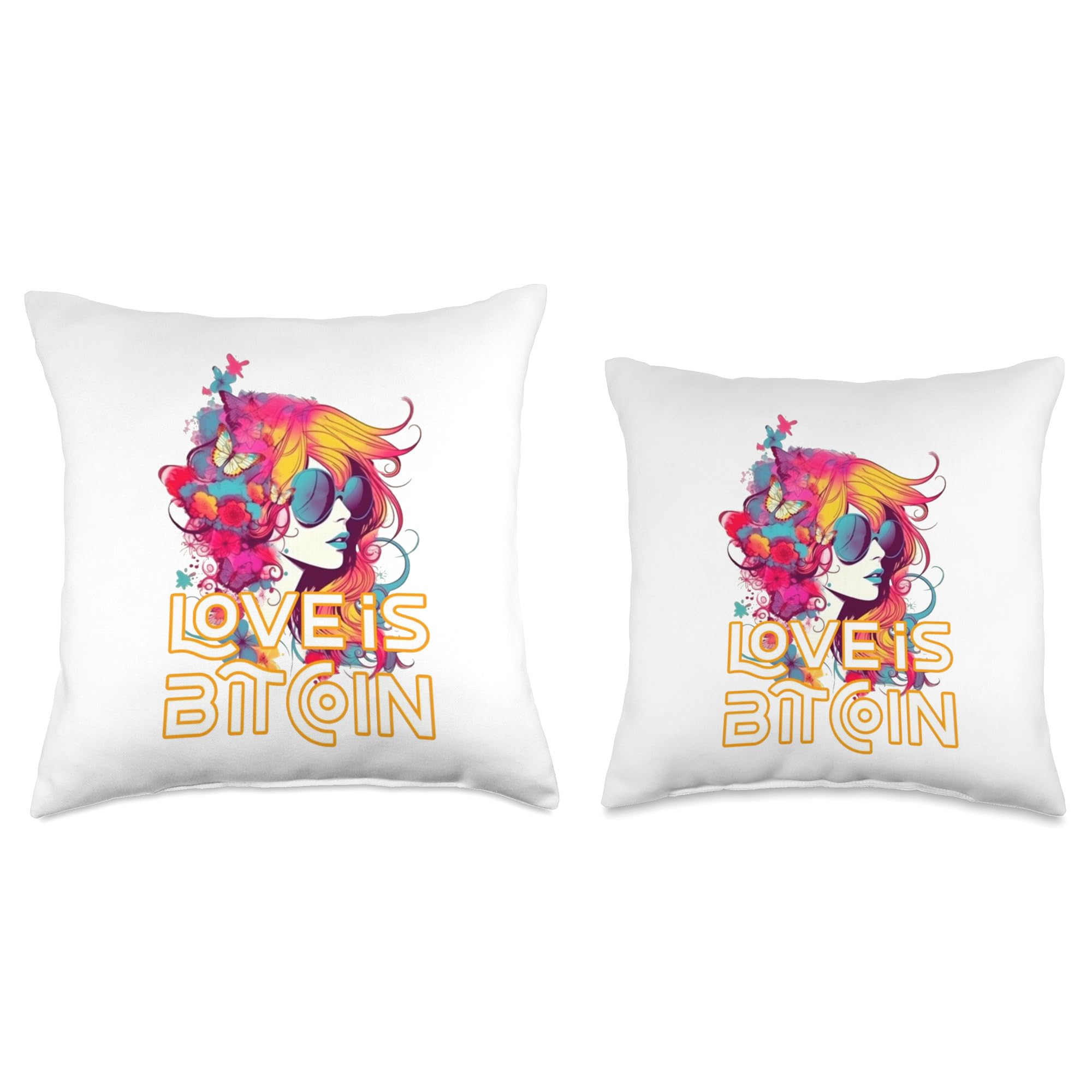 Amazon.com: Bitcoin fixes this Krypto Währung Geld Hodl Bitcoin BTC Love  Passion Girl Colourful Throw Pillow, 18x18, Multicolor : Home & Kitchen