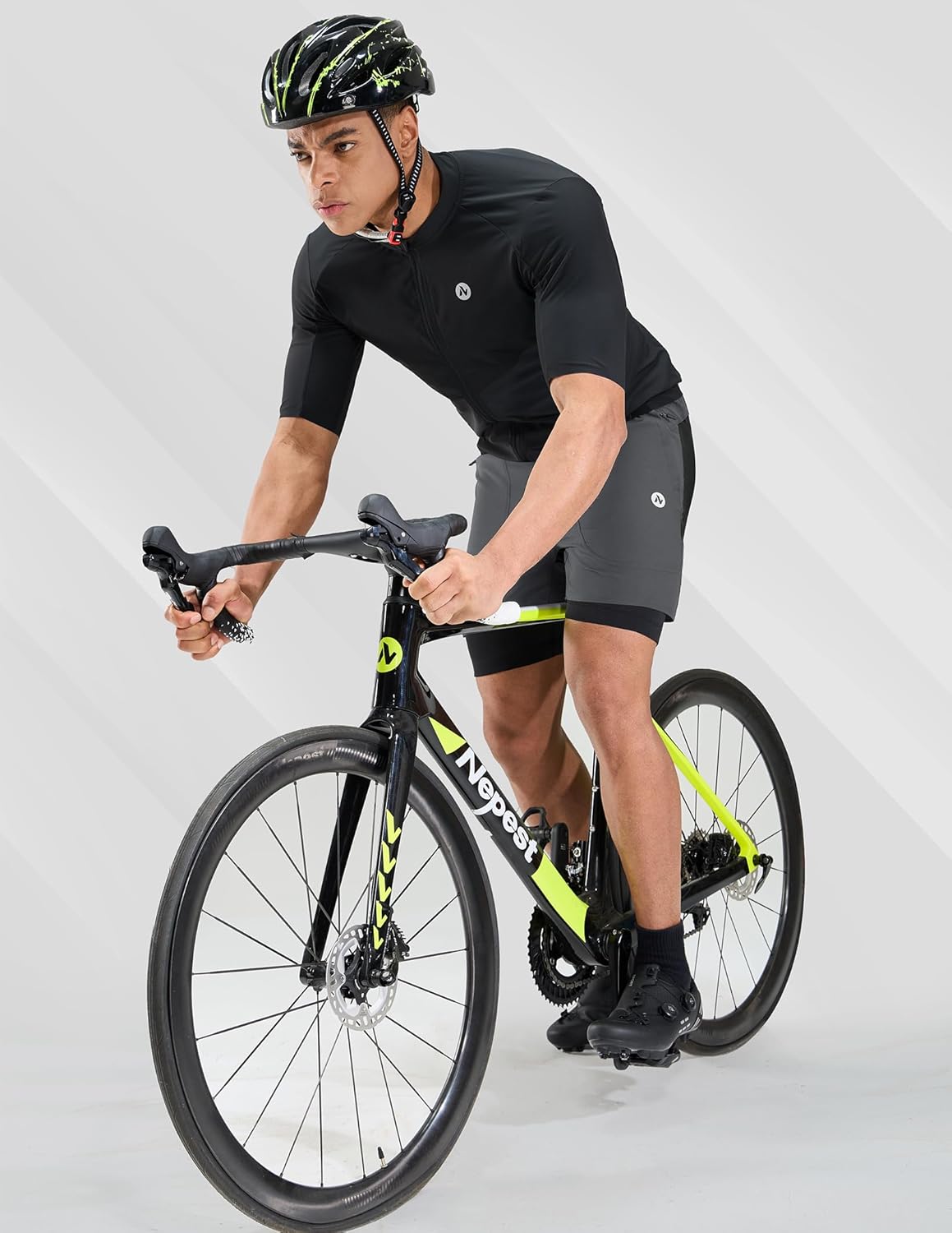 Nepest Mens Mountain Bike Shorts 3D Padded MTB Shorts Bicycle Biking Biker Baggy Cycling Shorts with Zipper Pockets - Image 7